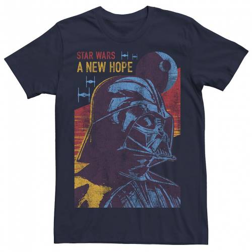 人気ブランド Star Wars Tシャツ 紺色 ネイビー スターウォーズ A New Hope Darth Vader Propaganda Tee Navy メンズファッション トップス Tシャツ カットソー 無料長期保証 Josenopolis Mg Gov Br