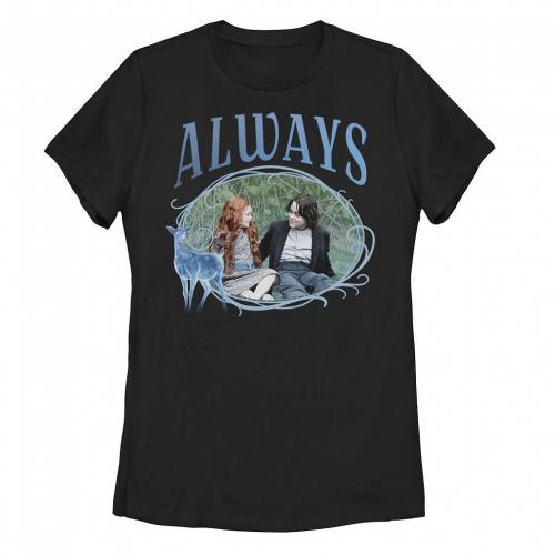 【★百貨店SALE★6/11夜夜中2時迄】ハリーポッター プルオーバー 黒いこと 黒いこと 【 HARRY POTTER SNAPE AND LILY ALWAYS PATRONUS PORTRAIT TEE / BLACK 】 キッズ もの言う花 マタニティ トップス カットソー
