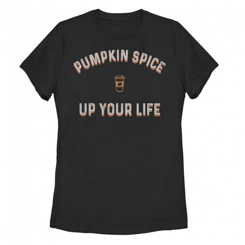 【★百貨店SALE★6/11夜夜中2時迄】グラフィック プルオーバー 黒いこと 黒いこと 【 UNBRANDED PUMPKIN SPICE LIFE HALLOWEEN GRAPHIC TEE / BLACK 】 キッズ もの言う花 マタニティ トップス カットソー