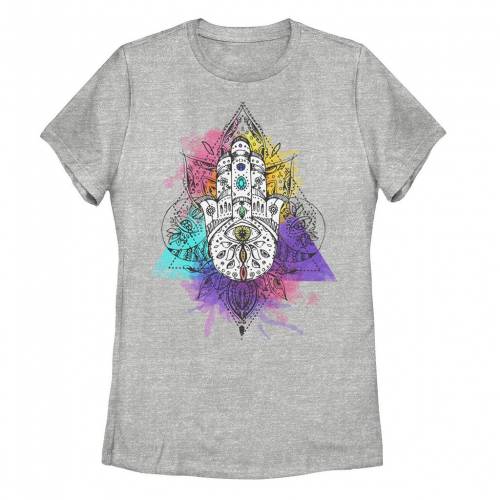 【★百貨店SALE★6/11夜夜中2時迄】グラフィック プルオーバー ギョリュウモドキ 【 UNBRANDED HAMSA COLORFUL GEOMETRIC DESIGN GRAPHIC TEE / ATHLETIC HEATHER 】 キッズ もの言う花 マタニティ トップス カットソー