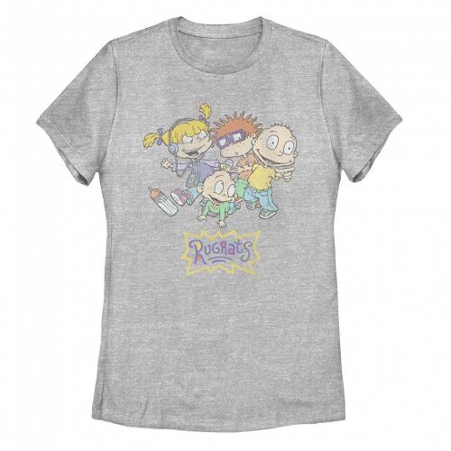 【★百貨店SALE★6/11夜夜中2時迄】文字記号 プルオーバー ギョリュウモドキ 【 LICENSED CHARACTER RUGRATS SQUAD AND MUSIC TEE / ATHLETIC HEATHER 】 キッズ もの言う花 マタニティ トップス カットソー