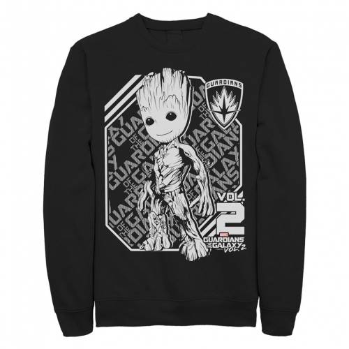 Licensed Character キャラクター スウェットシャツ トレーナー 黒色 ブラック ジュニア キッズ Licensed Character Marvel Groot Kid Poster Sweatshirt Black Redefiningrefuge Org