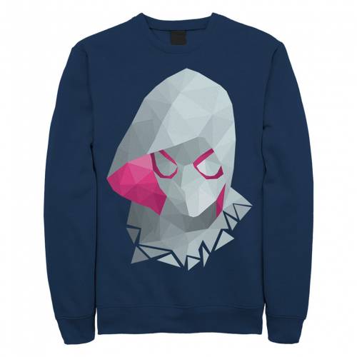 キャラクター スウェットシャツ トレーナー 紺色 ネイビー 【 LICENSED CHARACTER SPIDER-MAN POLY SPIDER-GWEN SWEATSHIRT / NAVY 】 キッズ ベビー マタニティ トップス