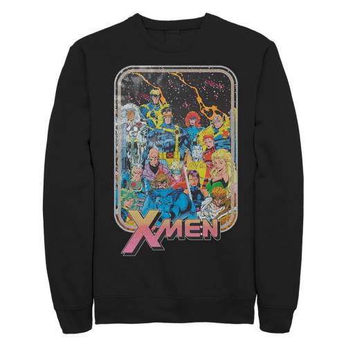 Licensed Character キャラクター コミックス スウェットシャツ トレーナー 黒色 ブラック ジュニア キッズ Licensed Character Marvel Xmen Retro Comics Sweatshirt Black Christine Coppin Com