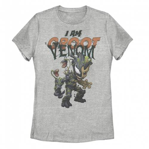 【★百貨店SALE★6/11夜夜中2時迄】マーベル プルオーバー ギョリュウモドキ 【 MARVEL I AM GROOT VENOM PORTRAIT TEE / ATHLETIC HEATHER 】 キッズ もの言う花 マタニティ トップス カットソー