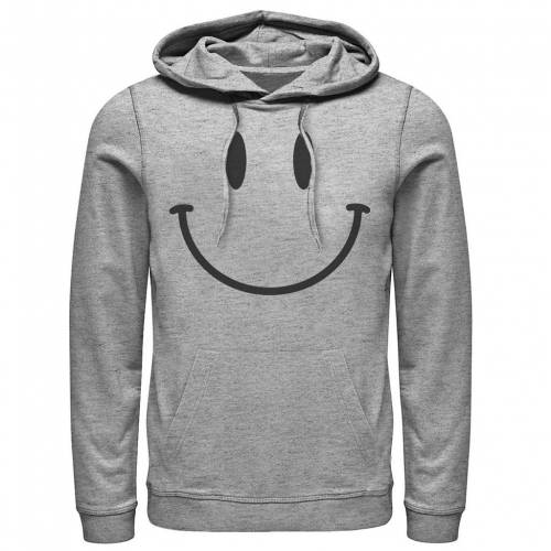 キャラクター フーディー パーカー ヘザー 【 LICENSED CHARACTER SUN SMILEY FACE HOODIE / ATHLETIC HEATHER 】 メンズファッション トップス スウェット トレーナー｜スニケス