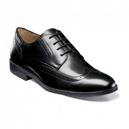 ナンブッシュ Nunn Bush ドレス スニーカー 運動靴 黒色 ブラック メンズ Nunn Bush Sherwood Wingtip Dress Shoes Black Christine Coppin Com