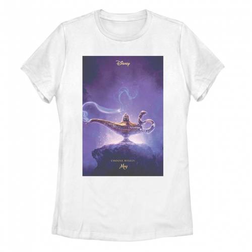 Licensed Character キャラクター Tシャツ 白色 ホワイト Junior S ジュニア キッズ Licensed Character Aladdin Genie Lamp Poster Tee White Christine Coppin Com