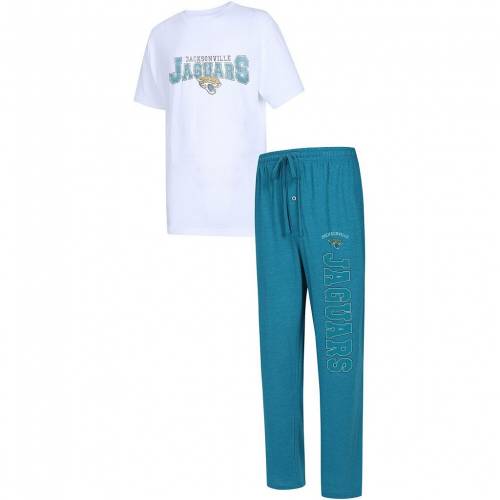 Unbranded ジャクソンビル ジャガーズ Tシャツ 青色 ブルー 大きめ メンズ Unbranded Concepts Sport Teal White Topic Tshirt Pants Sleep Set Jag Blue Andapt Com