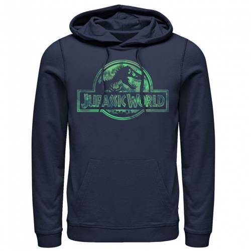 Licensed Character キャラクター フーディー パーカー 紺色 ネイビー メンズ Licensed Character Jurassic World Watercolor Hoodie Navy Andapt Com