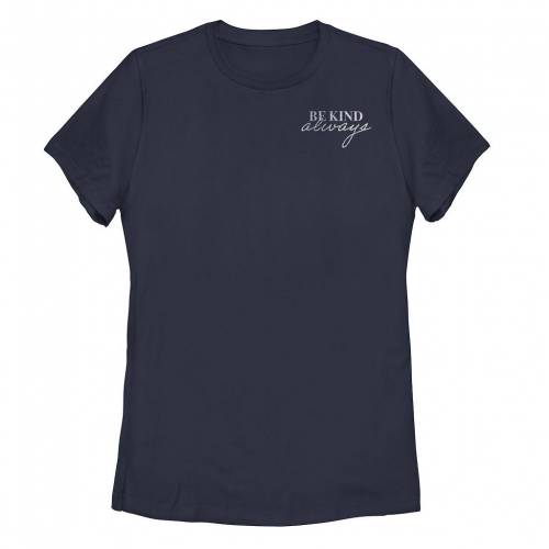 【★百貨店SALE★6/11夜夜中2時迄】プルオーバー 紺色 米国海軍 【 UNBRANDED BE KIND ALWAYS LEFT CHEST TEE / NAVY 】 キッズ もの言う花 マタニティ トップス カットソー
