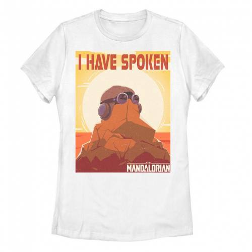 Licensed Character キャラクター Tシャツ 白色 ホワイト スターウォーズ ジュニア キッズ Licensed Character The Mandalorian I Have Spoken Poster Tee White Spreedach De