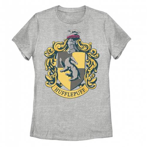 【★百貨店SALE★6/11夜夜中2時迄】文字記号 プルオーバー ギョリュウモドキ 【 LICENSED CHARACTER HARRY POTTER HUFFLEPUFF HOUSE CREST TEE / ATHLETIC HEATHER 】 キッズ もの言う花 マタニティ トップス カットソー