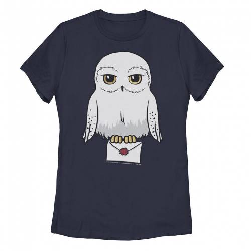 【★百貨店SALE★6/11夜夜中2時迄】文字記号 プルオーバー 紺色 米国海軍 【 LICENSED CHARACTER HARRY POTTER HEDWIG CUTE CARTOON PORTRAIT TEE / NAVY 】 キッズ もの言う花 マタニティ トップス カットソー