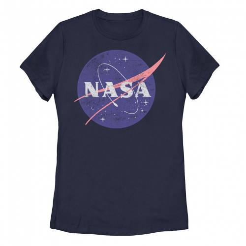 【★百貨店SALE★6/11夜夜中2時迄】文字記号 ロゴタイプ プルオーバー 紺色 米国海軍 【 LICENSED CHARACTER NASA DISTRESSED ORIGINAL LOGO TEE / NAVY 】 キッズ もの言う花 マタニティ トップス カットソー