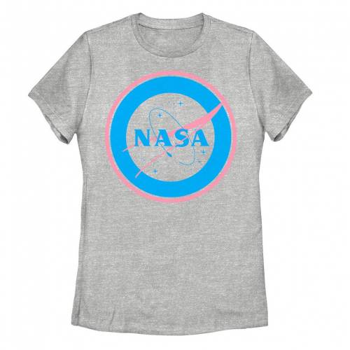 Licensed Character キャラクター 青色 ブルー ロゴ Tシャツ ヘザー ジュニア キッズ Heather Licensed Character Nasa Blue Hue Circle Logo Tee Athletic Andapt Com