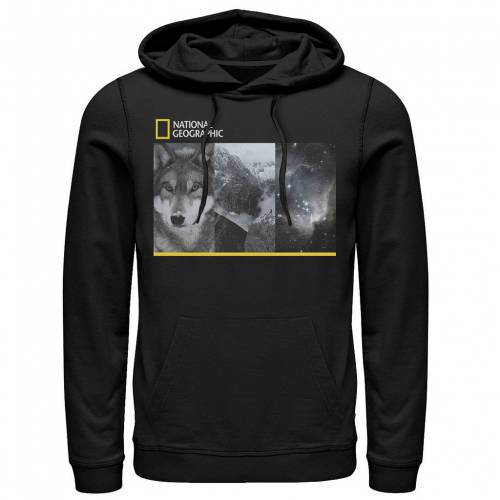Licensed Character キャラクター フーディー パーカー 黒色 ブラック メンズ Licensed Character National Geographic Nature Photo Line Up Hoodie Black Daicelssa Az Com
