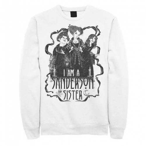 Licensed Character キャラクター スウェットシャツ トレーナー 白色 ホワイト メンズ Licensed Character Hocus Pocus Sanderson Sister Group Shot Sweatshirt White Andapt Com