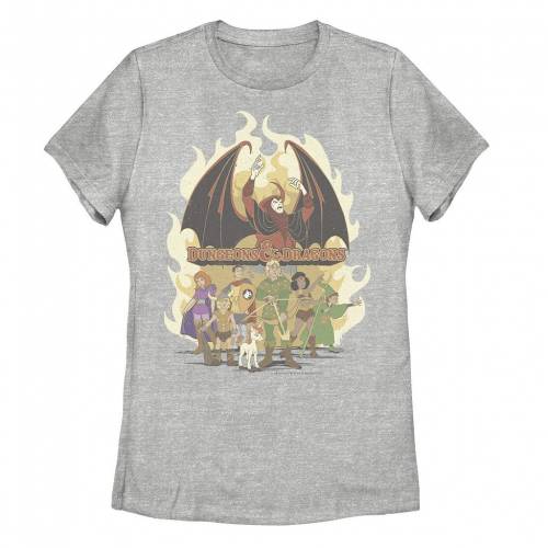 【★スーパーSALE★9/11午前2時迄】キャラクター ドラゴン グラフィック Tシャツ ヘザー & 【 LICENSED CHARACTER DUNGEONS DRAGONS DRAGON SLAYERS GRAPHIC TEE / ATHLETIC HEATHER 】 キッズ ベビー マタニティ トップス カットソー画像