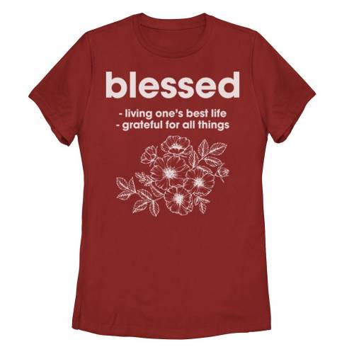 【★百貨店SALE★6/11夜夜中2時迄】プルオーバー 赤 赤いこと 【 UNBRANDED BLESSED FLORAL TEE / RED 】 キッズ もの言う花 マタニティ トップス カットソー