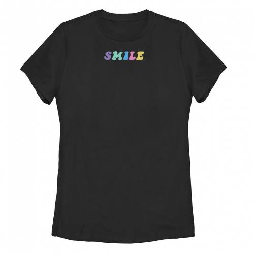 【★百貨店SALE★6/11夜夜中2時迄】グラフィック プルオーバー 黒いこと 黒いこと SMILE\u0026#34; 【 UNBRANDED EMBROIDERY GRAPHIC TEE / BLACK 】 キッズ もの言う花 マタニティ トップス カットソー
