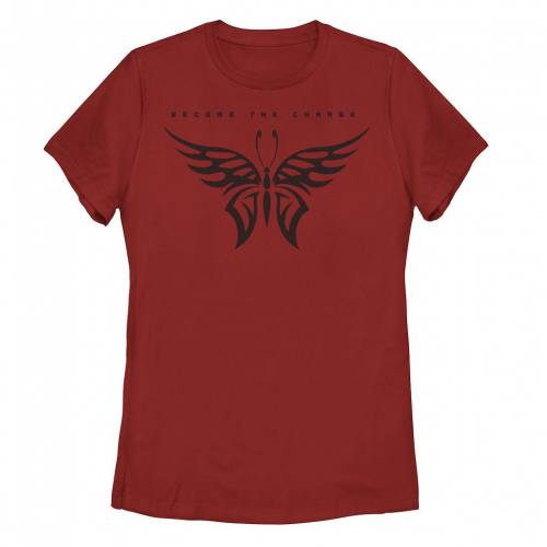 【★百貨店SALE★6/11夜夜中2時迄】プルオーバー 赤 赤いこと CHANGE\u0026#34; 【 UNBRANDED BECOME THE BUTTERFLY TEE / RED 】 キッズ もの言う花 マタニティ トップス カットソー