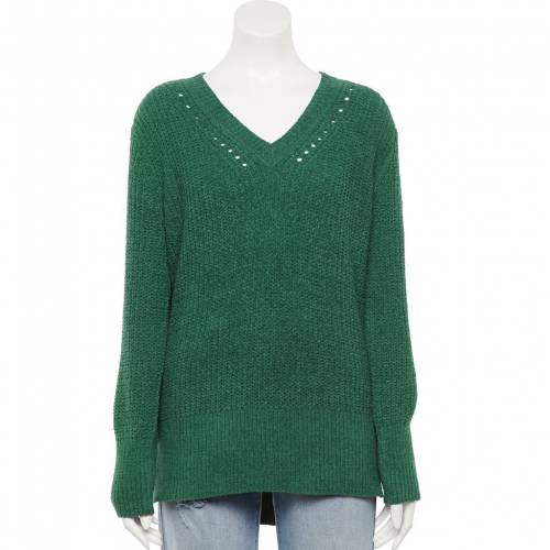 So Vネック トレーナー 緑 グリーン ジュニア キッズ Green So Vneck Chenille Tunic Sweater Prestigious Meritlogistics Com