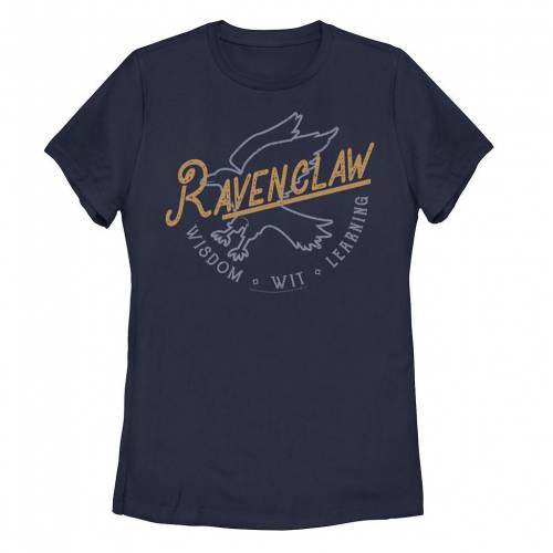 【★百貨店SALE★6/11夜夜中2時迄】文字記号 プルオーバー 紺色 米国海軍 【 LICENSED CHARACTER HARRY POTTER RAVENCLAW WISDOM WIT LEARNING STAMP TEE / NAVY 】 キッズ もの言う花 マタニティ トップス カットソー