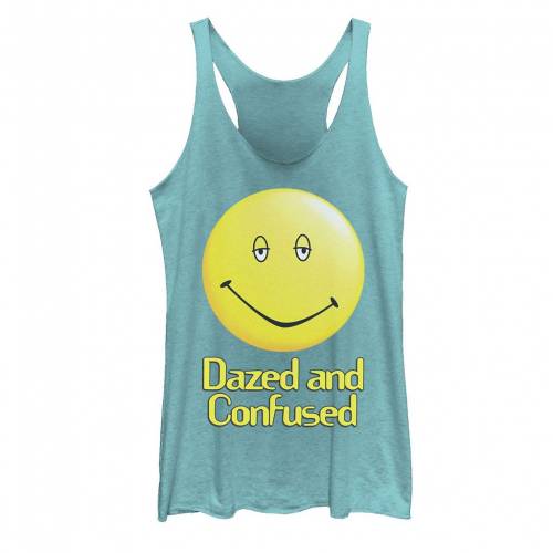 Licensed Character キャラクター グラフィック タンクトップ 青色 ブルー ジュニア キッズ Licensed Character Dazed And Confused Droopy Smiley Face Graphic Tank Tahiti Blue Andapt Com