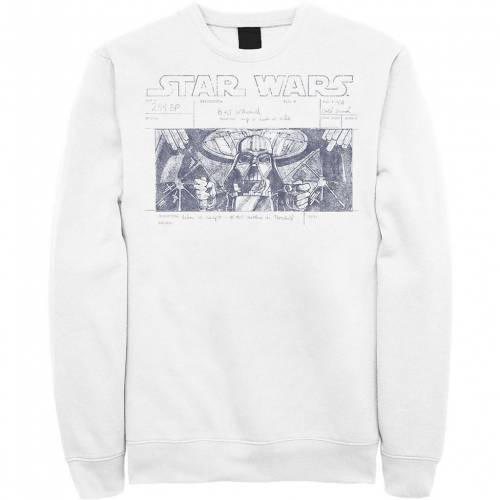 Licensed Character キャラクター ラン スウェットシャツ トレーナー 白色 ホワイト スターウォーズ メンズ Licensed Character Death Star Run Sweatshirt White Andapt Com