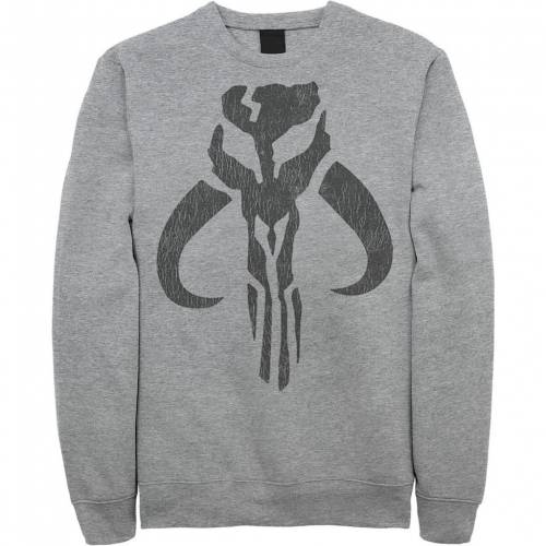 Licensed Character キャラクター スウェットシャツ トレーナー ヘザー スターウォーズ メンズ Heather Licensed Character Mando Symbol Sweatshirt Athletic Christine Coppin Com