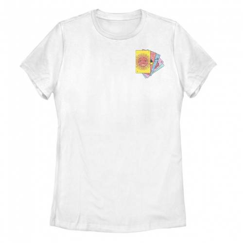 【★百貨店SALE★6/11夜夜中2時迄】プルオーバー 白いこと 白いこと 【 UNBRANDED FIFTH SUN TAROT CARD DECK POCKET HIT TEE / WHITE 】 キッズ もの言う花 マタニティ トップス カットソー