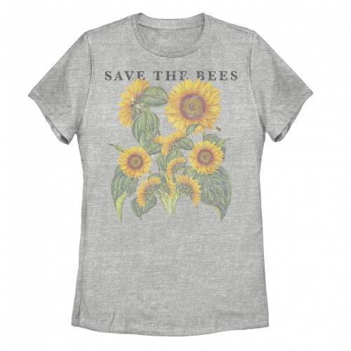 【★百貨店SALE★6/11夜夜中2時迄】プルオーバー ギョリュウモドキ 【 UNBRANDED SUNFLOWER BEES TEXT TEE / ATHLETIC HEATHER 】 キッズ もの言う花 マタニティ トップス カットソー