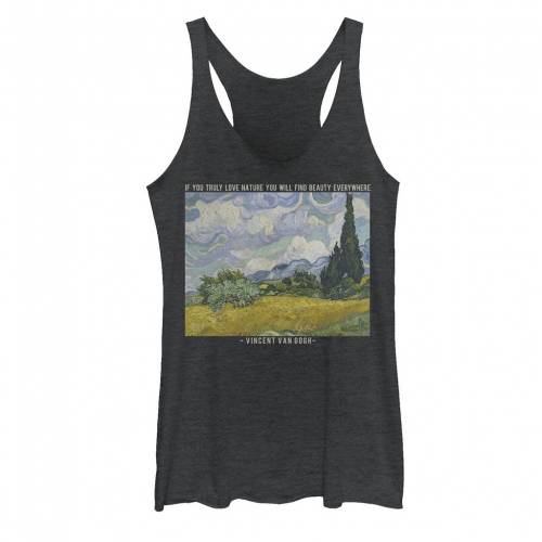 Unbranded タンクトップ 黒色 ブラック ヘザー ジュニア キッズ Heather Unbranded Fifth Sun Truly Love Gogh Outdoor Tank Black Bhojpurisahityasarita Com