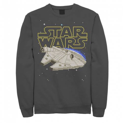 Licensed Character キャラクター スウェットシャツ トレーナー チャコール スターウォーズ メンズ Licensed Character Squared Sweatshirt Charcoal Redefiningrefuge Org