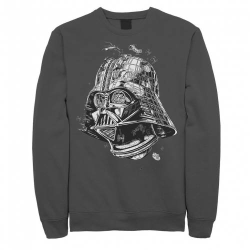 Licensed Character キャラクター スウェットシャツ トレーナー チャコール スターウォーズ メンズ Licensed Character Death Star Sweatshirt Charcoal Andapt Com