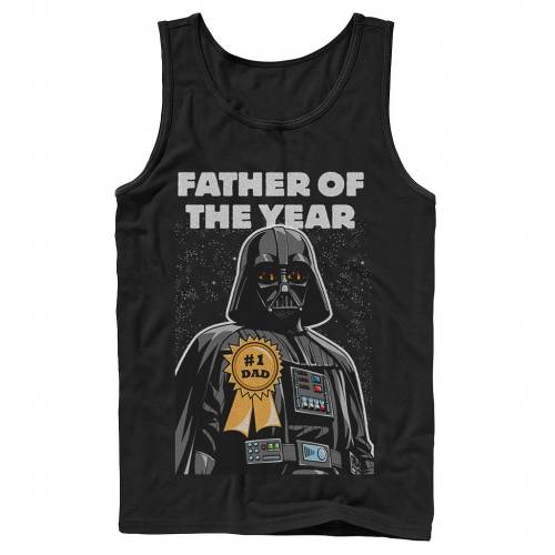 Licensed Character キャラクター タンクトップ 黒色 ブラック スターウォーズ Father S メンズ Licensed Character Day Darth Vader Tank Black Andapt Com