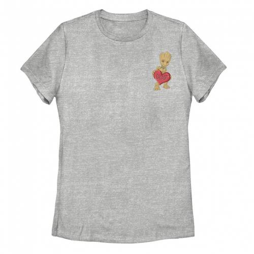 【★百貨店SALE★6/11夜夜中2時迄】文字記号 プルオーバー VALENTINE\u0027S 【 LICENSED CHARACTER MARVEL GROOT HEART DAY POCKET HIT TEE / 】 キッズ もの言う花 マタニティ トップス カットソー
