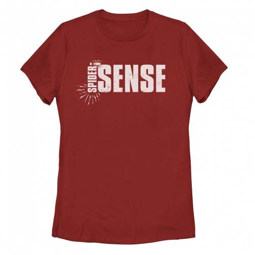 【★百貨店SALE★6/11夜夜中2時迄】文字記号 プルオーバー 赤 赤いこと 【 LICENSED CHARACTER MARVEL SPIDER-MAN SPIDER-SENSE TEXT TEE / RED 】 キッズ もの言う花 マタニティ トップス カットソー