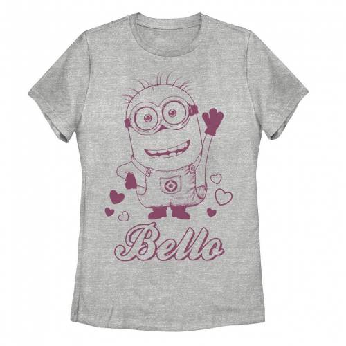 【★百貨店SALE★6/11夜夜中2時迄】文字記号 プルオーバー ギョリュウモドキ 【 LICENSED CHARACTER MINIONS HELLO BELLO POSTER TEE / ATHLETIC HEATHER 】 キッズ もの言う花 マタニティ トップス カットソー