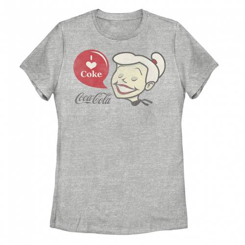 【★百貨店SALE★6/11夜夜中2時迄】文字記号 グラフィック プルオーバー ギョリュウモドキ 【 LICENSED CHARACTER COCA-COLA SHE LOVES COKE SODA GRAPHIC TEE / ATHLETIC HEATHER 】 キッズ もの言う花 マタニティ トップス カットソー