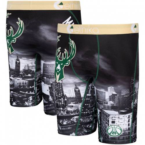 超目玉 Unbranded 黒色 ブラック ミルウォーキー バックス Unbranded Ethika For Fanatics Black Dna Boxer Briefs Buk メンズファッション ズボン パンツ 数量限定 503 Sv