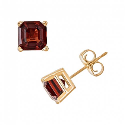 ゴールド イヤリング 赤 レッド 【 CELEBRATION GEMS 14K GOLD GARNET STUD EARRINGS / RED 】 ジュエリー アクセサリー レディースジュエリー|スニケス