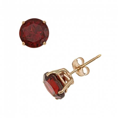 ゴールド イヤリング 赤 レッド 【 CELEBRATION GEMS 14K GOLD GARNET STUD EARRINGS / RED 】 ジュエリー アクセサリー レディースジュエリー|スニケス