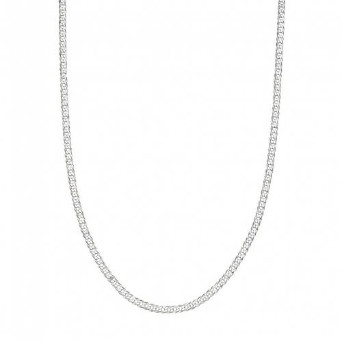 銀色 シルバー ネックレス 【 PRIMROSE STERLING SILVER POLISHED CUBANA LINK CHAIN NECKLACE / STERLING SILVER 】 ジュエリー アクセサリー レディースジュエリー ペンダント
