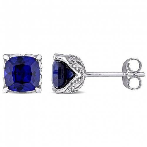 白色 ホワイト ゴールド ダイヤモンド イヤリング & 【 STELLA GRACE 10K WHITE GOLD LAB-CREATED SAPPHIRE DIAMOND ACCENT STUD EARRINGS / 10K GOLD 】 ジュエリー アクセサリー レディースジュエリー|スニケス