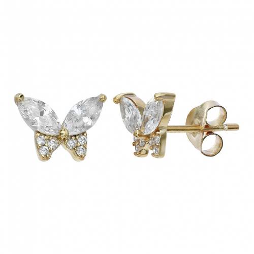 イヤリング 【 PRIMROSE CUBIC ZIRCONIA BUTTERFLY STUD EARRINGS / 】 ジュエリー アクセサリー レディースジュエリー