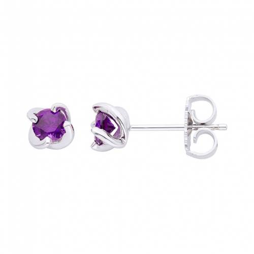 ボストン 銀色 シルバー イヤリング 【 BOSTON BAY DIAMONDS STERLING SILVER BIRTHSTONE SWIRL EARRINGS / 】 ジュエリー アクセサリー レディースジュエリー｜スニケス