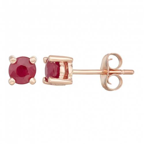 ゴールド イヤリング 【 UNBRANDED 14K GOLD RUBY STUD EARRINGS / 】 ジュエリー アクセサリー レディースジュエリー|スニケス