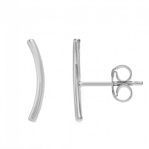 ゴールド イヤリング 【 UNBRANDED 14K GOLD ARCHED BAR STUD EARRINGS / 】 ジュエリー アクセサリー レディースジュエリー｜スニケス